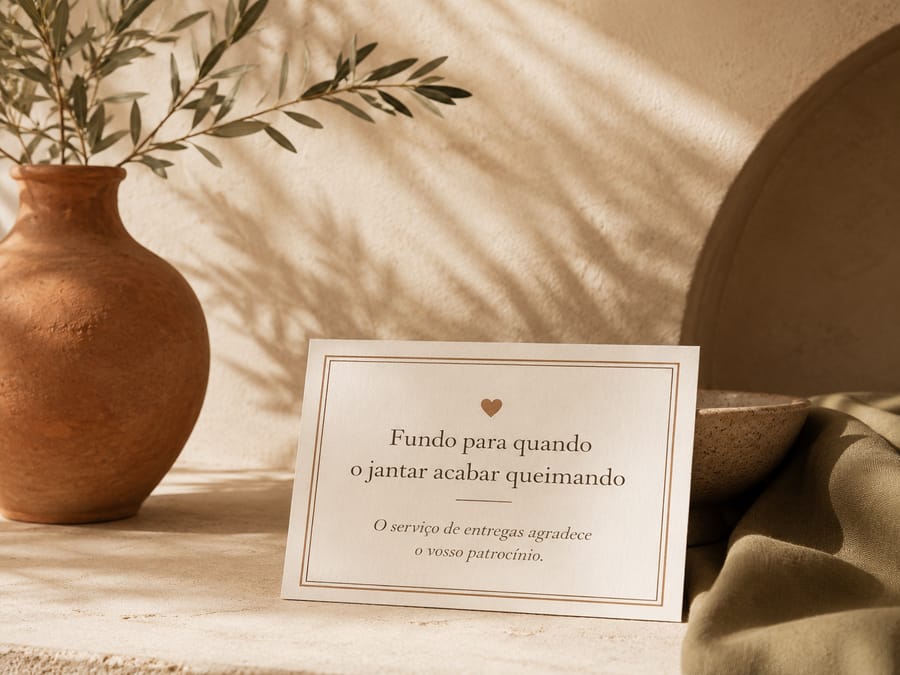 Fundo para quando o jantar acabar queimando